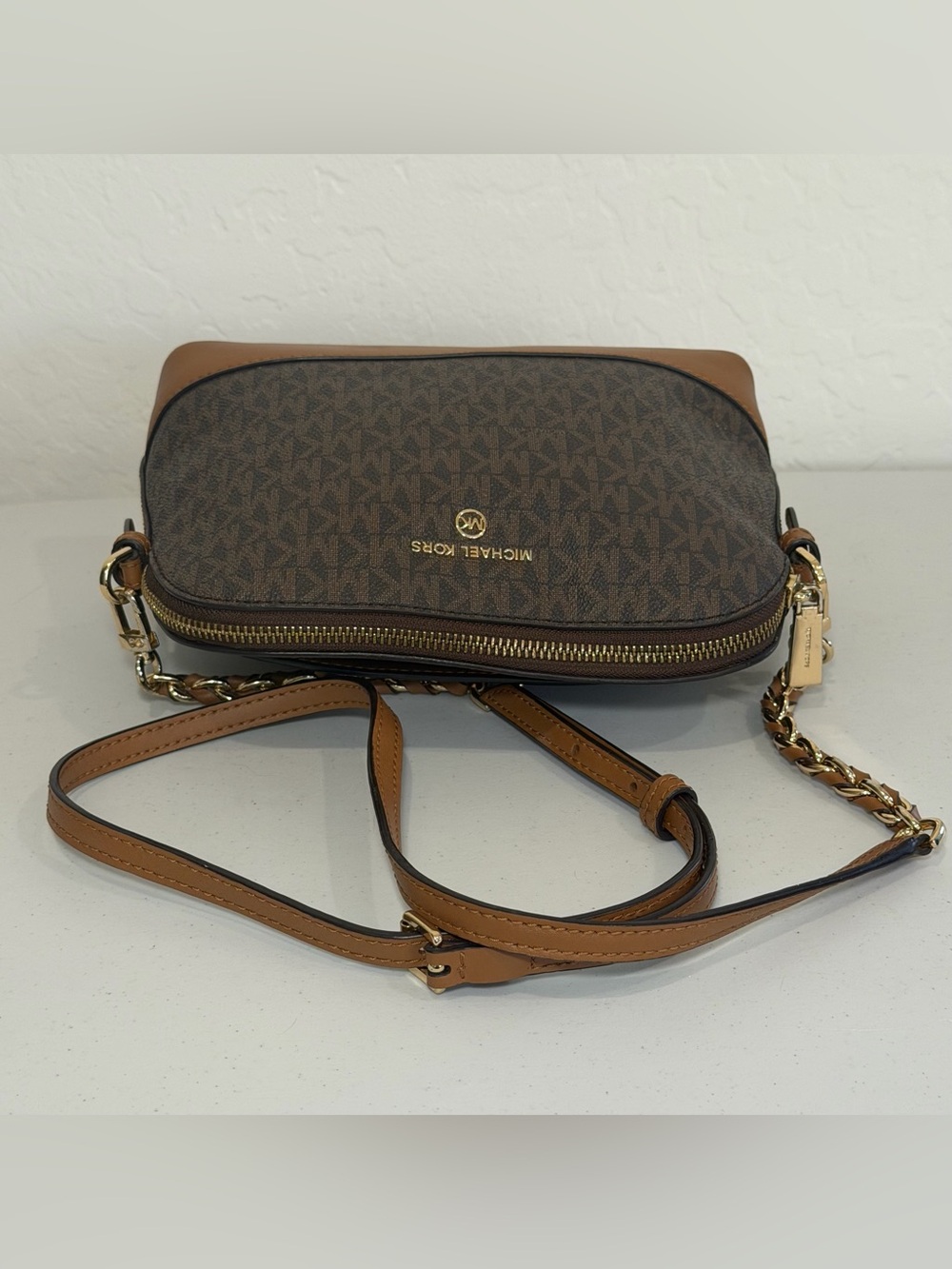 Michael Kors Logo Dome Crossbody - Picture 6 of 12